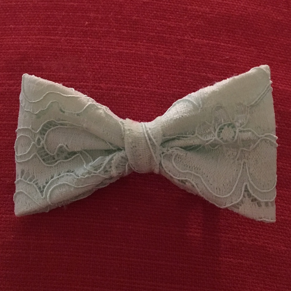 Claire's Crochet Mint Hair Bow 🎀
